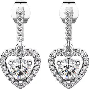 Náušnice Belatrix - stříbrné náušnice se zirkony