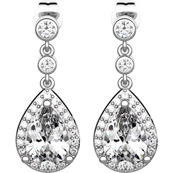 Náušnice Hania - stříbrné náušnice se zirkony