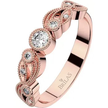 Prsten Viva Red - prsten z růžového zlata