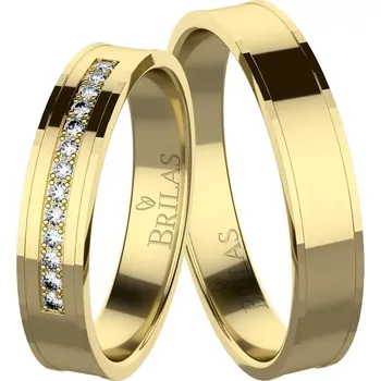 Prsten Saskia Gold - snubní prsteny ze žlutého zlata