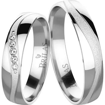 Prsten Okrus White - snubní prsteny z bílého zlata