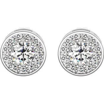 Náušnice Merida - stříbrné náušnice se zirkony