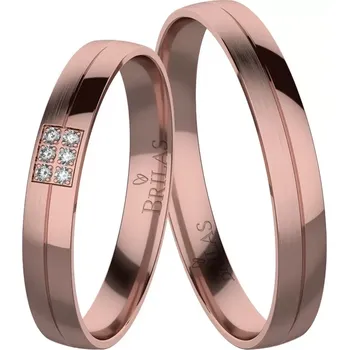 Prsten Anastázie Red - snubní prsteny z červeného zlata