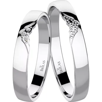 Prsten Zafiris White - snubní prsteny z bílého zlata