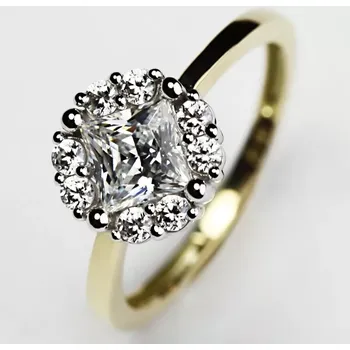 Prsten Juliana Colour GW - zásnubní prsten z bílého a žlutého zlata