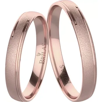 Prsten Tia Red - snubní prsteny z červeného zlata