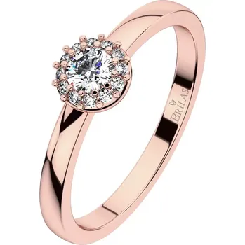 Šperk Rézinka Princess Red - zásnubní prsten z růžového zlata