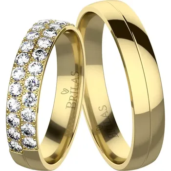 Prsten Karin Gold - snubní prsteny ze žlutého zlata