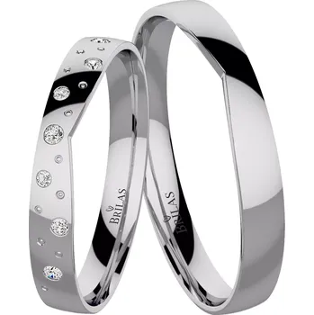 Prsten Vita White - snubní prsteny z bílého zlata