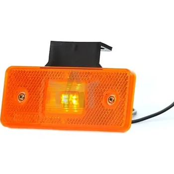 Příslušenství osvětlení automobilu Diodové obrysové světlo rovné 24V žluté WAS W17/24V