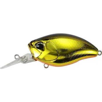 Umělá nástraha DUO Realis Crank 48MR Kabuki Bottom Rush Metal Black Gold Délka: 4,8cm, Hmotnost: 10,5g, Maximální ponor: 2,5m