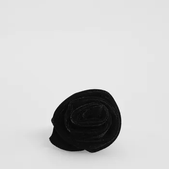 Reserved - Látková gumička do vlasů - černý - 489FD-99X - 489FD-99X-ONE