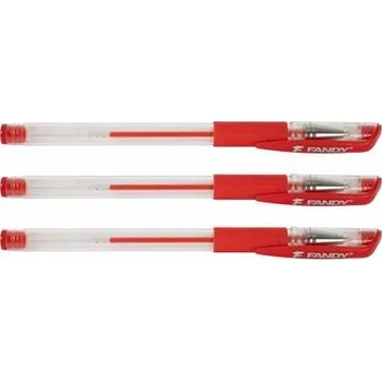 Pero gelové Fandy červené
