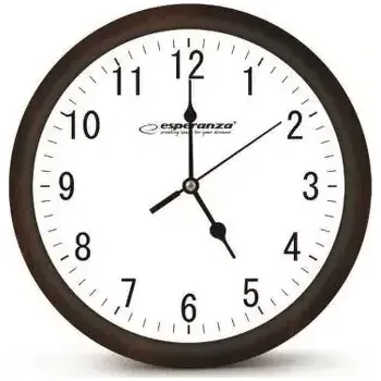 Hodiny Esperanza Los Angeles nástěnné hodiny bílé (EHC015W)