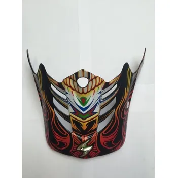 Helma na motorku Kšilt SCORPION VX-17 AIR CALAVERA červený 2H88057427