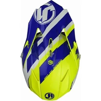 Kšiltovka Dětský kšilt JUST1 J32 PRO KICK bílo/modro/žlutý 2H54301548