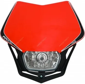 Maska na moto RTECH V-FACE červená 2H97094596