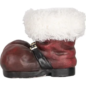 Květináč Červený antik obal na květináč Santovy boty - 26*26*20 cm