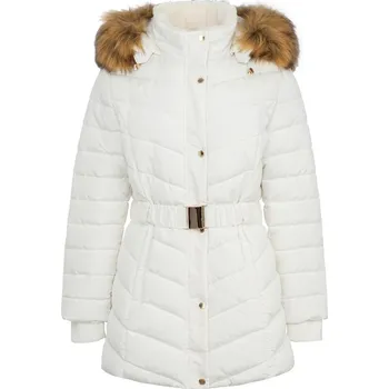Dámská casual bunda Firetrap Belt Bubble Jacket Womens Cream 10 (38)