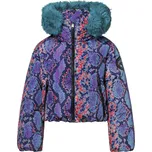 Dámská bunda Goldbergh Lucinda Ski Jacket Faux Border Snake Turchese