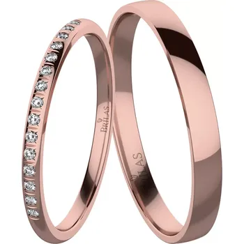 Prsten Skyla Red - snubní prsteny z červeného zlata