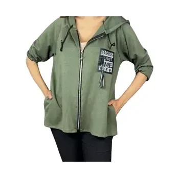 Dámská mikina Dámská mikina italská móda zelená vel.UNI