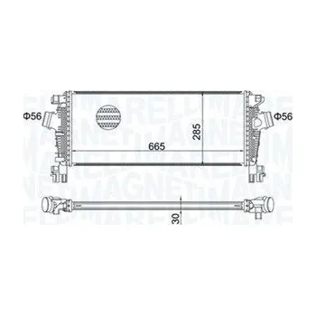 Chladič motoru Chladič turba MAGNETI MARELLI 351319205070