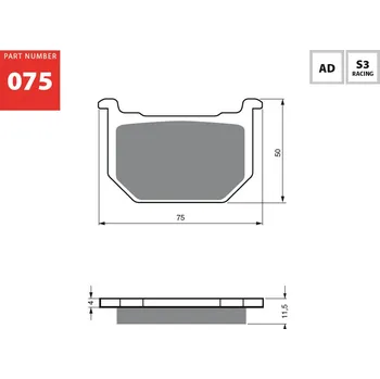 GOLDfren desky AD075 2H63721334