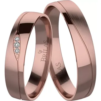 Prsten Hermiona Red - snubní prsteny z červeného zlata