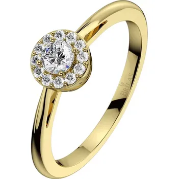 Prsten Ladunka Princess G Briliant - zásnubní prsten ze žlutého zlata