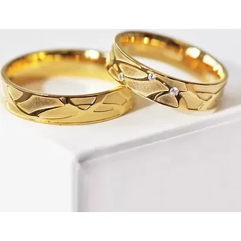 Šperk Roma Gold - snubní prsteny ze žlutého zlata