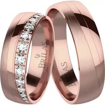 Prsten Miran Red - snubní prsteny z červeného zlata