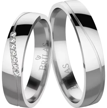 Prsten Afra White - snubní prstýnky z bílého zlata