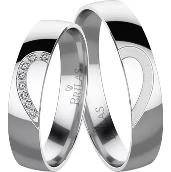 Prsten Jana White - snubní prsteny z bílého zlata