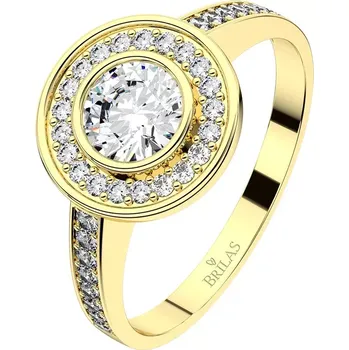 Šperk Arabela G Briliant - zásnubní prsten ze žlutého zlata