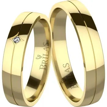 Prsten Vasifa Gold - snubní prsteny ze žlutého zlata