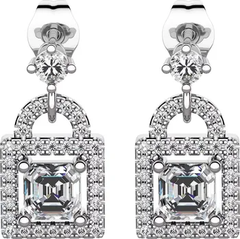 Náušnice Uršula - stříbrné náušnice se zirkony