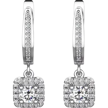 Náušnice Modesty - stříbrné náušnice se zirkony