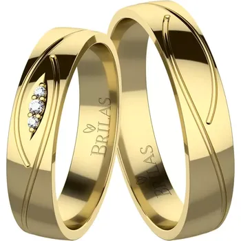 Prsten Savio Gold - snubní prsteny ze žlutého zlata