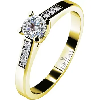 Prsten Poseidon G Briliant - zásnubní prsten ze žlutého zlata