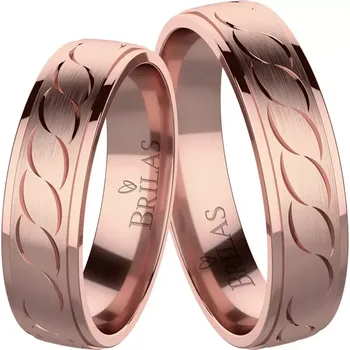 Prsten Forever Ring Red - snubní prsteny z červeného zlata