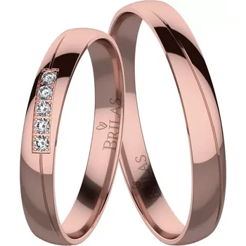 Prsten Marita Red - snubní prsteny z červeného zlata