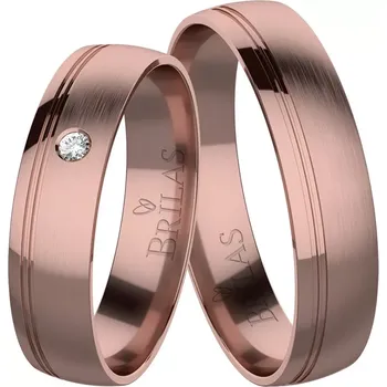 Prsten Severina Red - snubní prsteny z červeného zlata