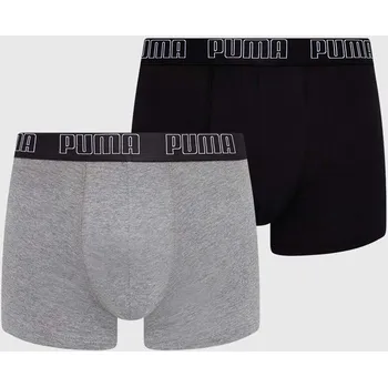 Boxerky Boxerky Puma Everyday Trunk 2-pack pánské, šedá barva, 938321 90X, vel. XL