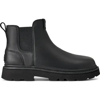 Dámská móda Kožené kotníkové boty UGG Chelsea Lug Leather 1172990.BLK černá 99X, EUR 40