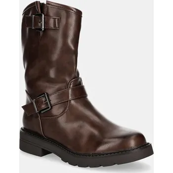 Dámské kozačky Nízké kozačky Answear.LAB dámské, hnědá barva, na plochém podpatku X779.ios 88X, EUR 36