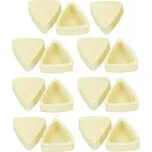 Cake Masters Bílá čokoládová mistička Trojúhelník 15ks