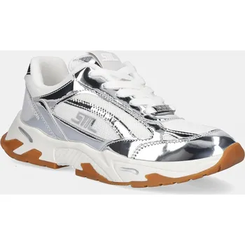 Pánská obuv Sneakers boty Steve Madden Sneak Peak-E stříbrná barva, SM19000129 SM19000129.751 SLV, EUR 38