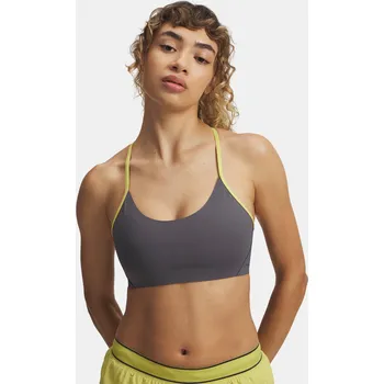 Dámské oblečení Dámská podprsenka Under Armour UA Halo Bonded Bra-GR 6009068-025 Šedá LG