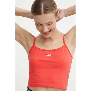 Top Fila Loni dámský, červená barva, FAW0745 33X, vel. XS
